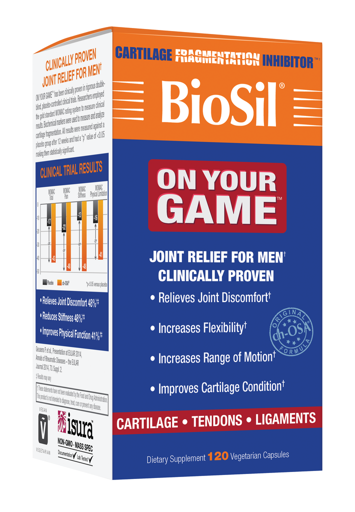 Biosil On Your Game. Joint relief for men